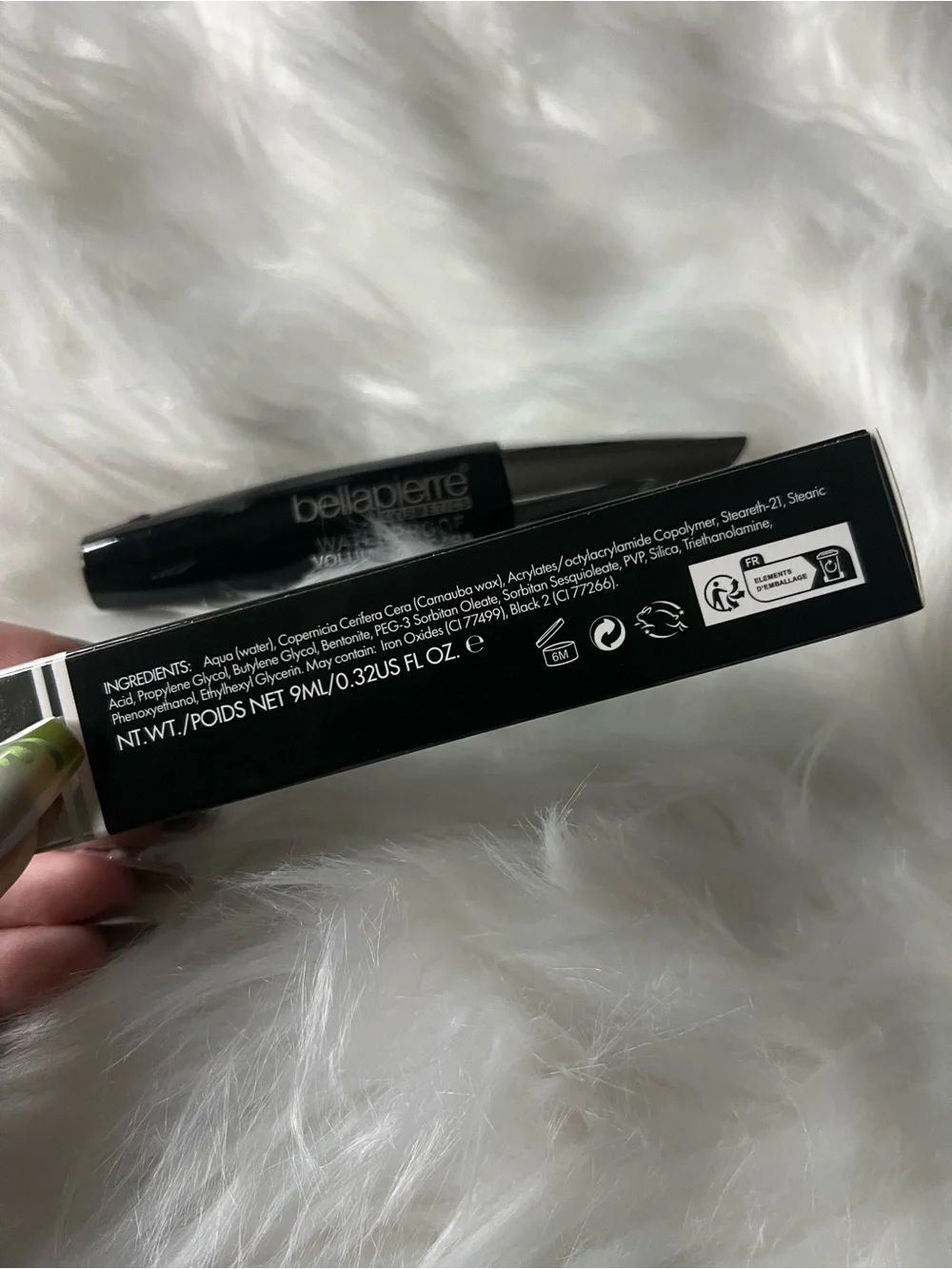 New Bellapierre Black Waterproof Volume Mascara
